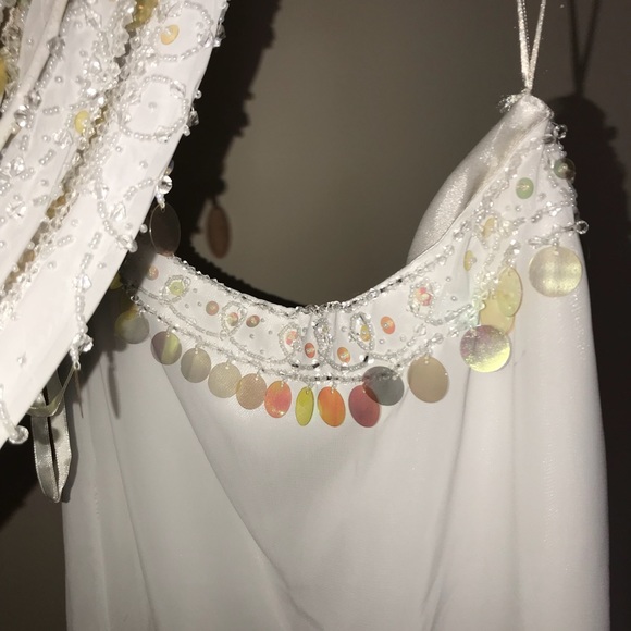 2 pc Sequin skirt and halter top - Picture 3 of 7